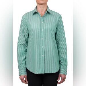 United Colors Of Benetton Women's Cotton Stripe Woven Shirt-L  (NWT)